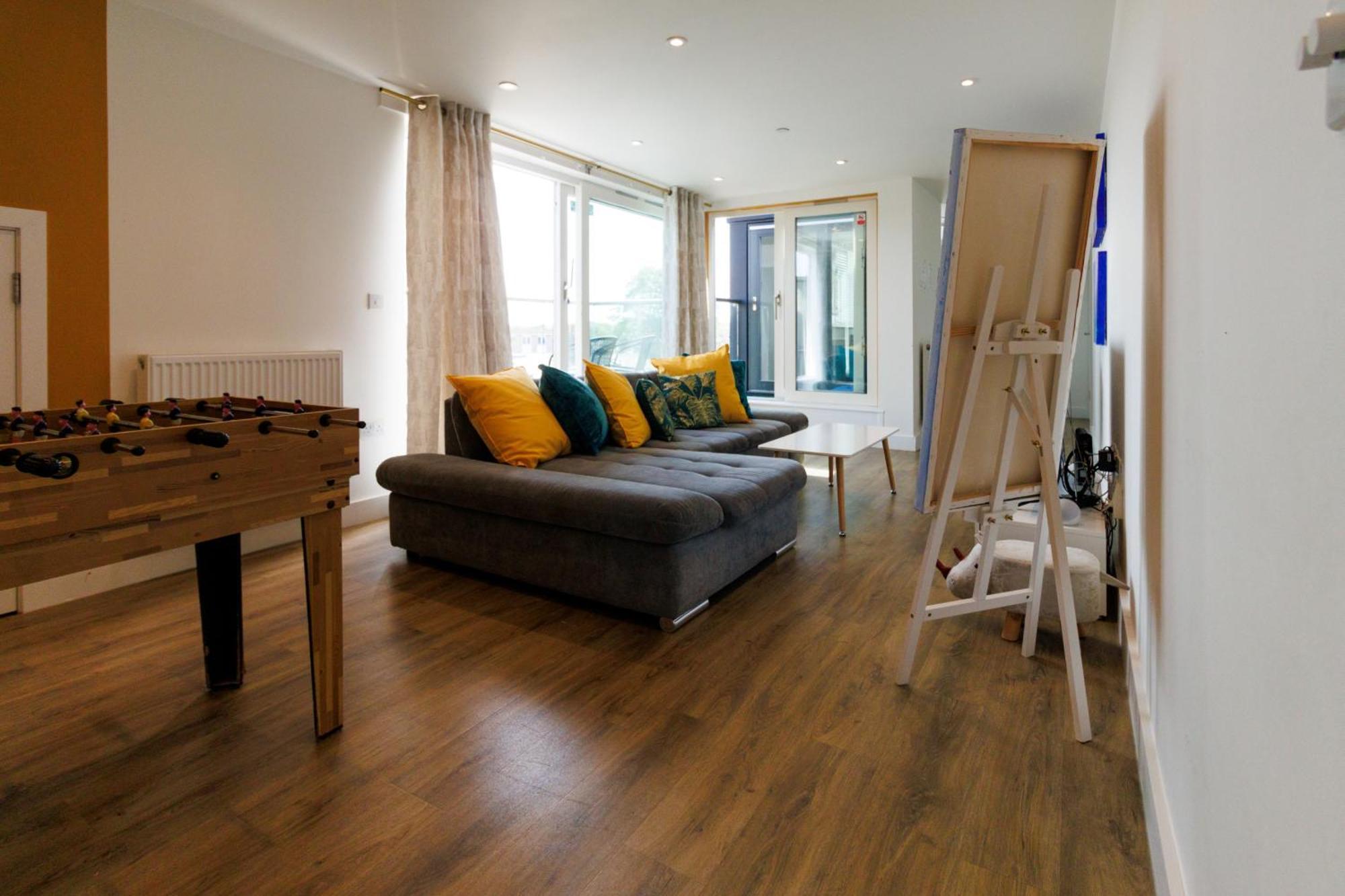 City Centre, Sleeps 7, Stunning Views & Parking, Interconnected Rooms Long Stay Work Contractor Leisure, Diamond Penthouse Cambridge  Luaran gambar